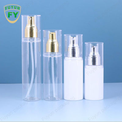 Biała przezroczysta plastikowa butelka z rozpylaczem PET 30 ml 50 ml 100 ml 120 ml do opakowań kosmetycznych