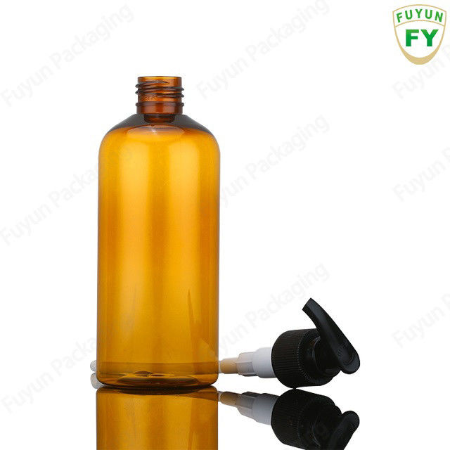 300 ml butelka z dozownikiem szamponu w kolorze bursztynowym do balsamu do ciała