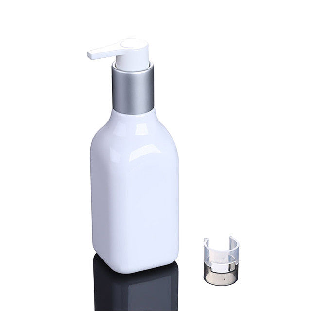 Kwadratowa butelka z dozownikiem szamponu 0,2 l Opakowanie kosmetyczne