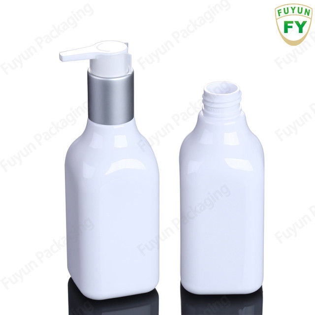 Kwadratowa butelka z dozownikiem szamponu 0,2 l Opakowanie kosmetyczne