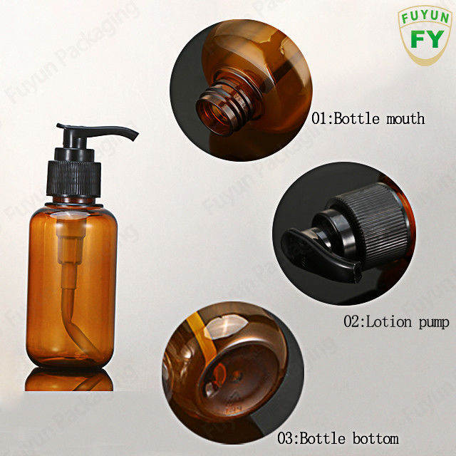 Puste plastikowe butelki o pojemności 100 ml do szamponu z materiału PET