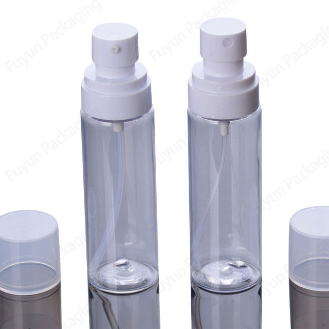 3,4 uncji plastikowych kosmetycznych butelek z rozpylaczem Chromowana obsługa powierzchni
