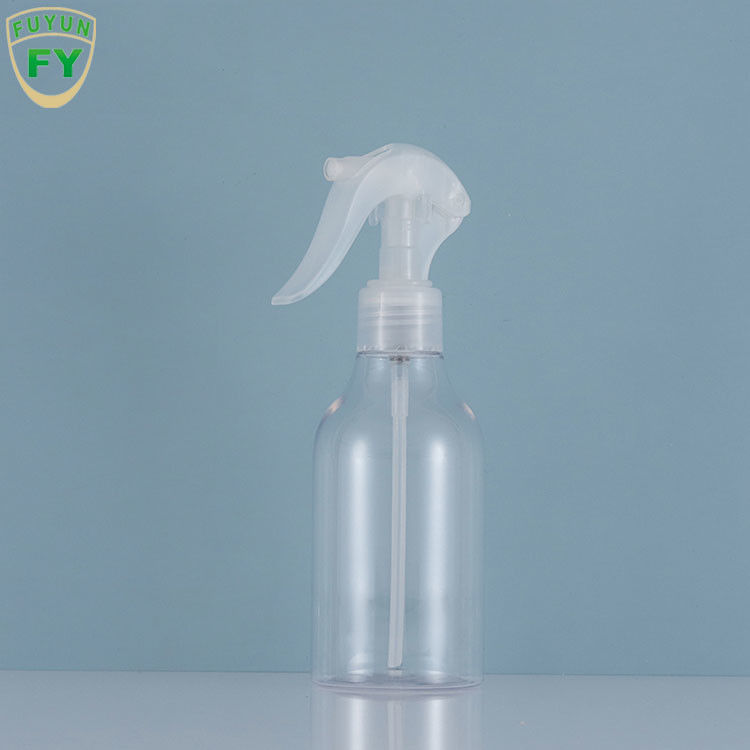 Przezroczyste butelki z rozpylaczem PET 200 ml do czyszczenia