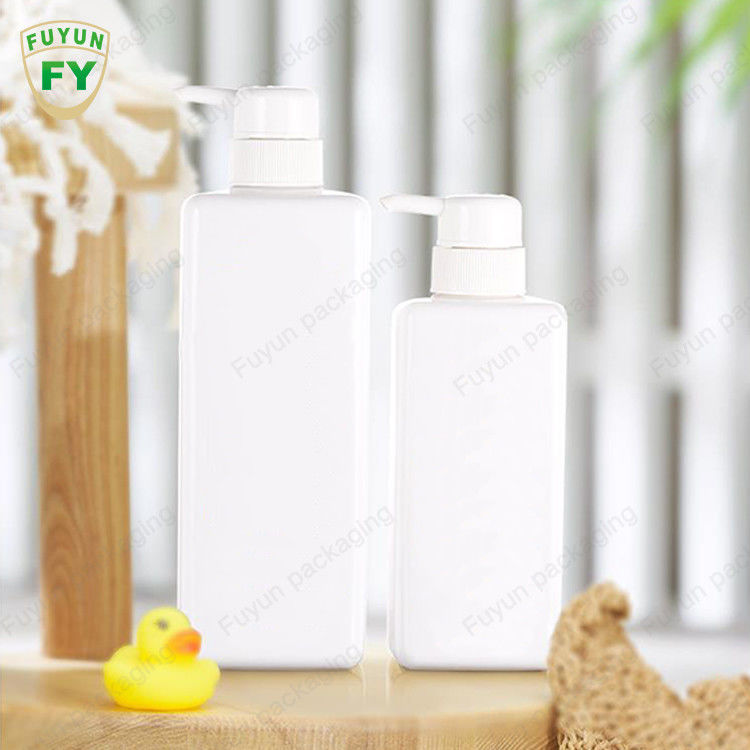 16 uncji wielokrotnego napełniania kwadratowych plastikowych butelek z pompką do dozowania szamponów balsamowych