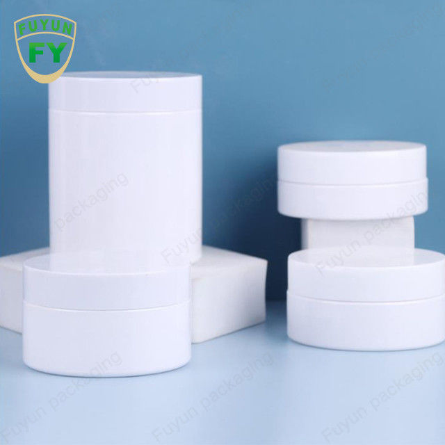 Galwaniczne pojemniki kosmetyczne dla zwierząt z białymi pokrywkami 50 ml 150 ml 250 ml