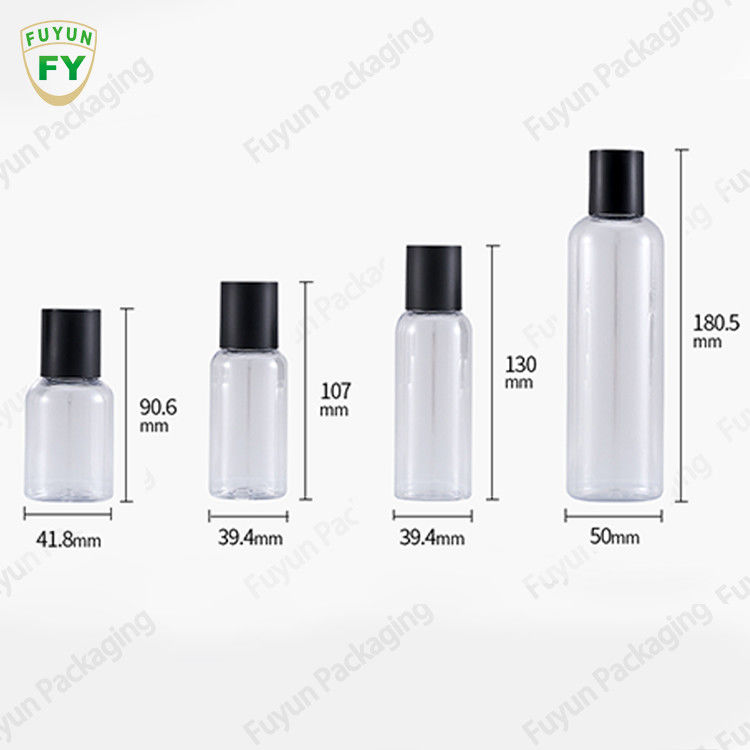 50ml/100ml/150ml/250ml pojemniki na toner opakowania kosmetyczne plastikowe butelki PET na kosmetyki