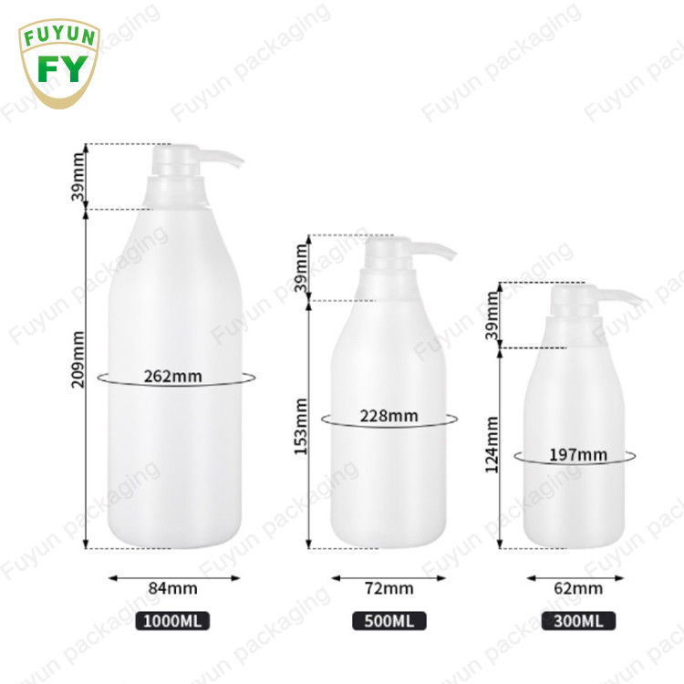 PET Plastikowy Szampon Żel pod prysznic Butelka Sanitizer Balsam 300 ml 400 ml 500 ml 600 ml