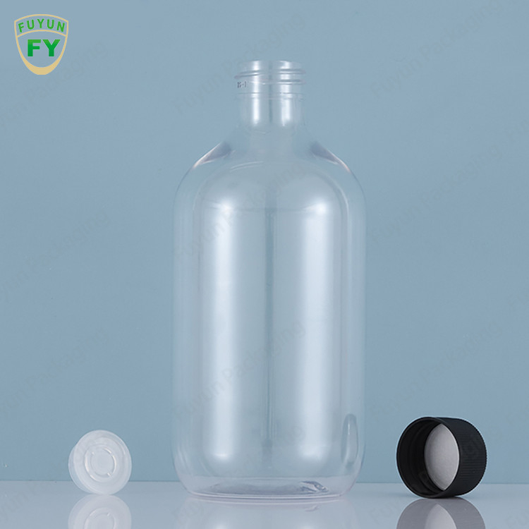 500 ml Kosmetyczna plastikowa butelka z tonerem do pielęgnacji skóry tłoczona na gorąco