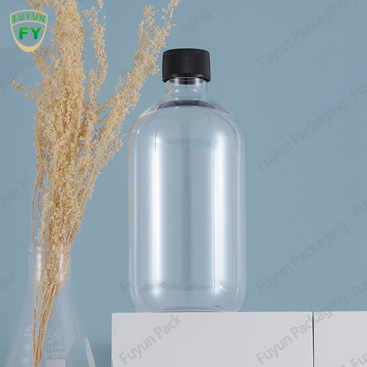 500 ml Kosmetyczna plastikowa butelka z tonerem do pielęgnacji skóry tłoczona na gorąco