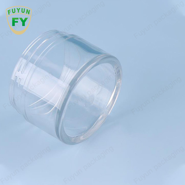 Fuyun 30ml 50ml plastikowy plastikowy przezroczysty szeroki usta usta słoiczek z kremem błotnym do spania
