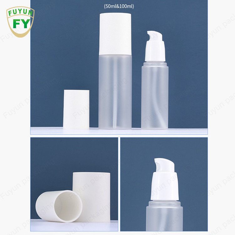 150 ml okrągłej tubki plastikowe butelki z pompką dla zwierząt Matowy balsam do ciała Jar