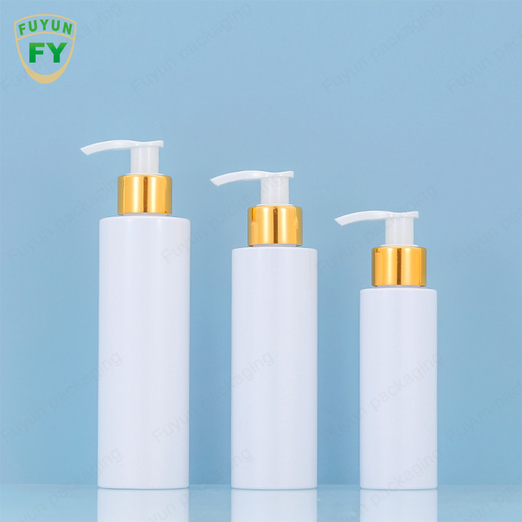 Niestandardowa plastikowa butelka szamponu PET 250 ml Wymiana pompy dozującej do pakowania oleju do włosów