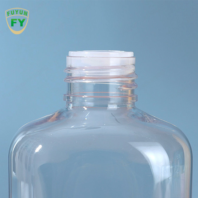 Płynna żywność 150 ml plastikowa butelka w kształcie kwadratu z aluminiową nasadką