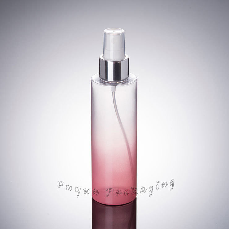 Gradientowa różowa butelka z pompką rozpylającą 150 ml do opakowań do higieny osobistej