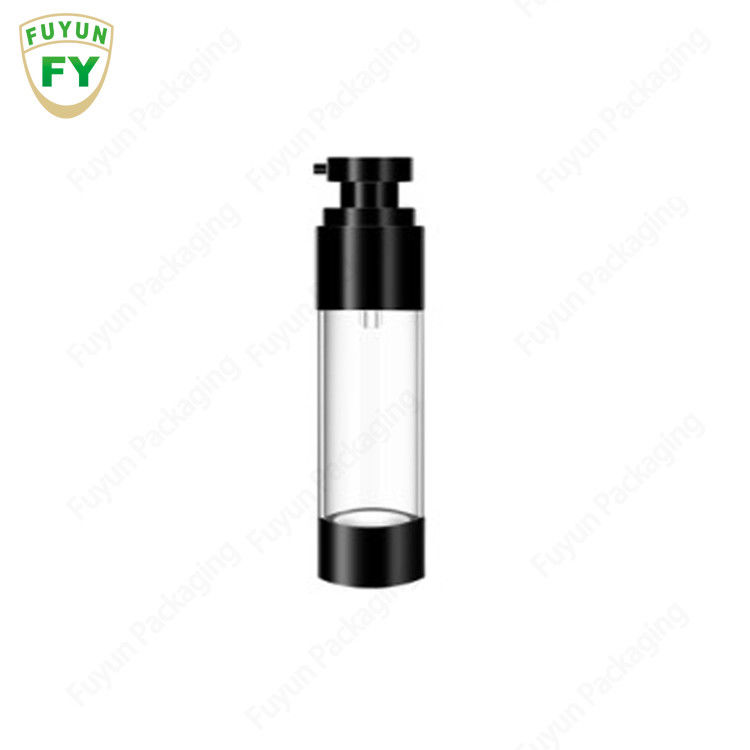 15ml 30ml 50ml niestandardowy luksusowy pusty kremowy przezroczysty biały czarny matowy kosmetyczny plastikowy balsam w sprayu airless pum