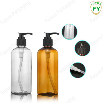 300 ml butelka z dozownikiem szamponu w kolorze bursztynowym do balsamu do ciała
