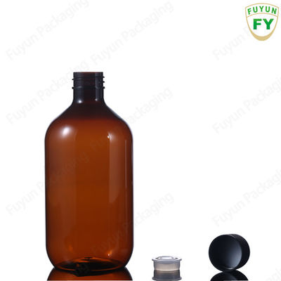 16 uncji plastikowych butelek na serum, puste butelki z bursztynem o pojemności 500 ml 500