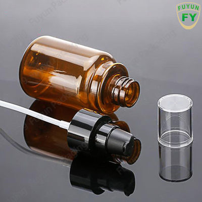 mini w55mm Fine Mist Małe plastikowe butelki wielokrotnego użytku Okrągły kształt