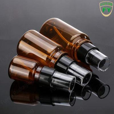 mini w55mm Fine Mist Małe plastikowe butelki wielokrotnego użytku Okrągły kształt