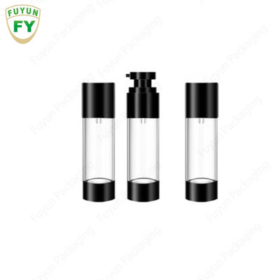 15ml 30ml 50ml niestandardowy luksusowy pusty kremowy przezroczysty biały czarny matowy kosmetyczny plastikowy balsam w sprayu airless pum