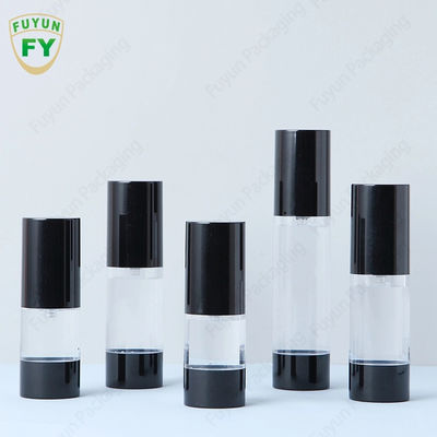 15ml 30ml 50ml niestandardowy luksusowy pusty kremowy przezroczysty biały czarny matowy kosmetyczny plastikowy balsam w sprayu airless pum