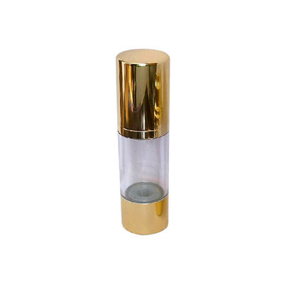 30 ml złota butelka z pompką bezpowietrzną do kosmetycznego kremu do twarzy z balsamem