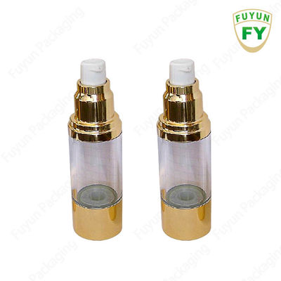 30 ml złota butelka z pompką bezpowietrzną do kosmetycznego kremu do twarzy z balsamem
