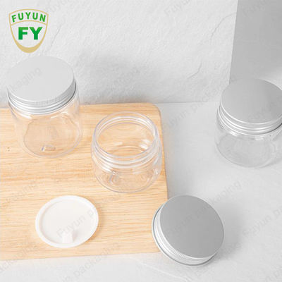 550ml 600ml 1000ml Cookie BPA Free PET Plastikowy okrągły słoik z pokrywką