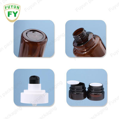 Fuyun 40ml 60ml Amber Skincare Plastikowe butelki z pompką Ciągły spray