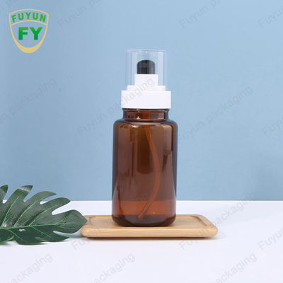 Fuyun 40ml 60ml Amber Skincare Plastikowe butelki z pompką Ciągły spray