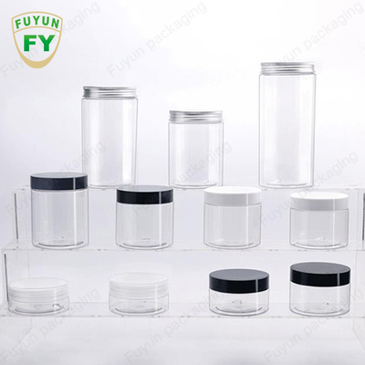 30 ml 40 ml 150 ml Przezroczyste plastikowe słoiki do pakowania z aluminiową nasadką Food Grade