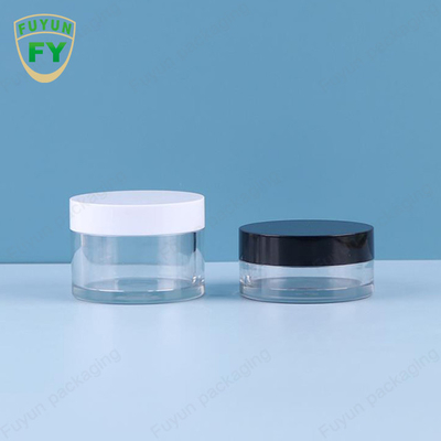 Fuyun 30ml 50ml plastikowy plastikowy przezroczysty szeroki usta usta słoiczek z kremem błotnym do spania