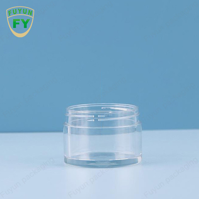 Fuyun 30ml 50ml plastikowy plastikowy przezroczysty szeroki usta usta słoiczek z kremem błotnym do spania