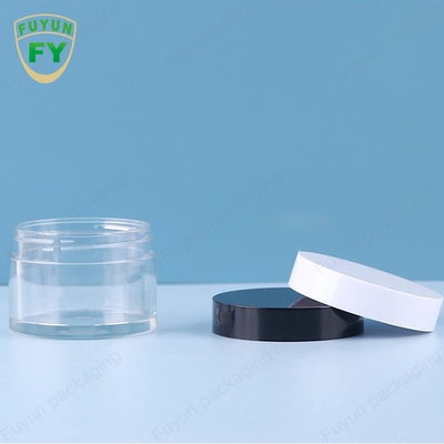 Fuyun 30ml 50ml plastikowy plastikowy przezroczysty szeroki usta usta słoiczek z kremem błotnym do spania