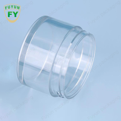 Fuyun 30ml 50ml plastikowy plastikowy przezroczysty szeroki usta usta słoiczek z kremem błotnym do spania