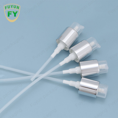 75 ml 100 ml 250 ml Plastikowe butelki z pompką Serum Toner Srebrny pojemnik z pompką do balsamu