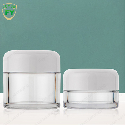 Plastikowy błyszczący krem ​​​​do rąk i oczu do pielęgnacji skóry twarzy z białą nakrętką 30 ml 50 ml
