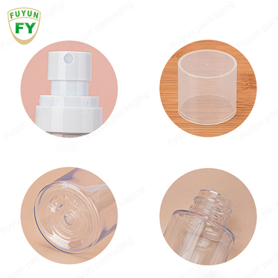 80 ml 100 ml Kosmetyczna butelka z rozpylaczem Płaskie ramię