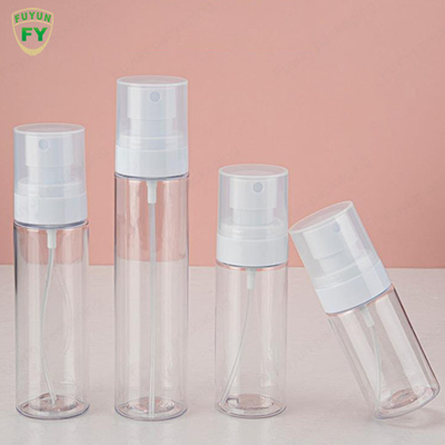 80 ml 100 ml Kosmetyczna butelka z rozpylaczem Płaskie ramię