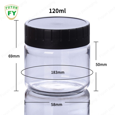 60ml 100ml plastikowe słoiki do pielęgnacji skóry z białą nakrętką
