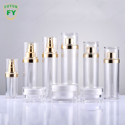 Niestandardowy zestaw słoików z pompką do balsamu akrylowego 30 ml 100 ml 120 ml Pielęgnacja skóry